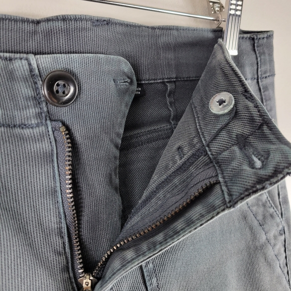 Cabi Quest High Waist Micro Ribbed Flap Pocket Skinny Pants - Picture 6 of 10